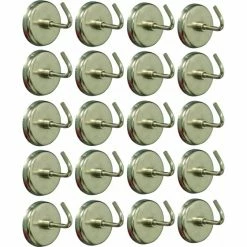 Crochets Magnetiques (blister De 20 Pcs) Capacite 3.6kgs STILKER - 05856