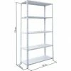 5 Etageres 40kg P/etagere STILKER - 09062