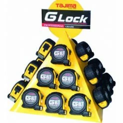 PRESENTOIR 6 MESURES 5M 25MM G LOCK JAUNE *TAJIMA* - 1438006UNIVERSEL