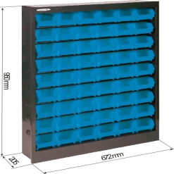 ARMOIRE METALLIQUE 114 BOITES A BEC 672X205X1900 -17728UNIVERSEL