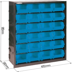 ARMOIRE METALLIQUE 24 BOITES A BEC 636X290X950 -17727UNIVERSEL