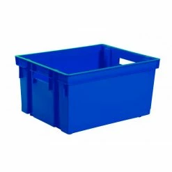 Bac De Rangement Bleu 30l 441x345x235mm EDA - 17759