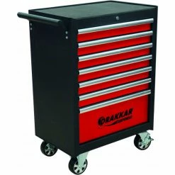 Servante D'atelier Noire Et Rouge 7 Tiroirs DRAKKAR EQUIPEMENT - 09141