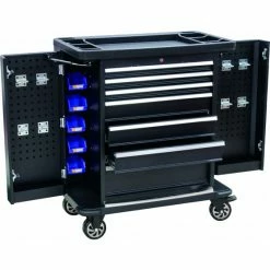 Servante D'atelier 7 Tiroirs Avec 2 Portes Laterales DRAKKAR EQUIPEMENT - 09258