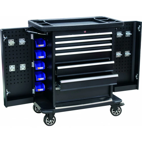 Servante D'atelier 7 Tiroirs Avec 2 Portes Laterales DRAKKAR EQUIPEMENT - 09258 3 Servante D'atelier 7 Tiroirs Avec 2 Portes Laterales DRAKKAR EQUIPEMENT - 09258