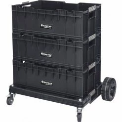 Set De 3 Caisses à Outils X Sur Plateau à Roulettes DRAKKAR EQUIPEMENT - 72730