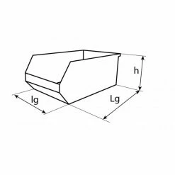 Boîte à bec Avec Couvercle 116x161x75mm DRAKKAR EQUIPEMENT - 72765
