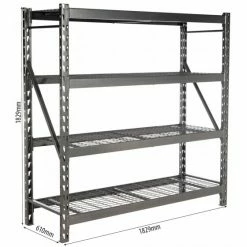 Etagère/rayonnage D'atelier 4 Tablettes 1829x1829x610mm Max 2t STILKER - 09006