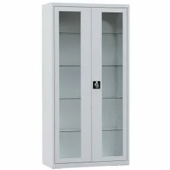 ARMOIRE MÉDICALE À VITRES EN VERRE TREMPÉ SORI 900X420X1800 ARMAPRO -AMV18